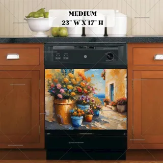 Preview of Beautiful Greek Terrace magnet in Medium size.