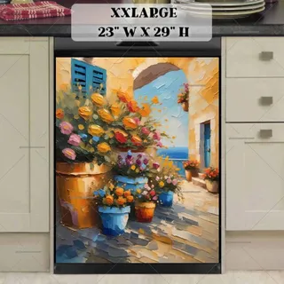 Preview of Beautiful Greek Terrace magnet in XX Large size.