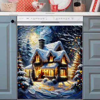 Preview of Christmas Evening at the Farmhouse magnet.