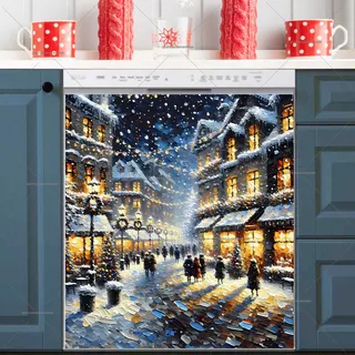 Preview of Christmas City Evening magnet.