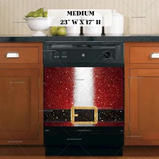 Preview of Sparkling Santa’s Outfit magnet in Medium size.