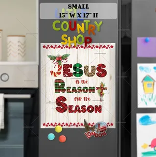Preview of Jesus is the Reason for the Season magnet in Small size.