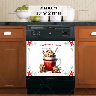 Preview of Sweet Christmas Hot Chocolate magnet in Medium size.