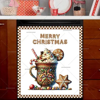 Preview of Christmas Gingerbread Latte magnet.