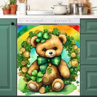 Preview of St. Patrick Day Teddy Bear magnet.