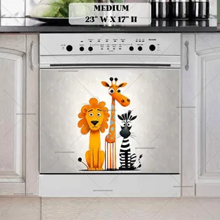 Preview of African Safari magnet in Medium size.
