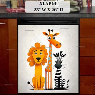 Preview of African Safari magnet in Extra Large size.