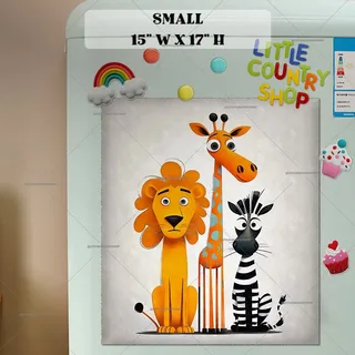 Preview of African Safari magnet in Small size.