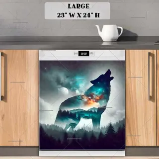 Preview of The Midnight Howl magnet in Large size.