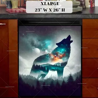 Preview of The Midnight Howl magnet in Extra Large size.