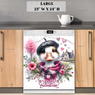 Preview of Valentine’s Day Duck magnet in Large size.