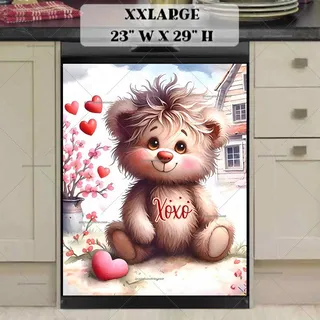Preview of Valentine’s Day Teddy Bear magnet in XX Large size.