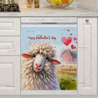Preview of Valentine’s Day Sheep magnet.