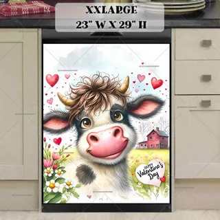 Preview of Valentine’s Day Cow magnet in XX Large size.