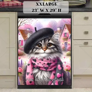 Preview of Valentine’s Day Cat magnet in XX Large size.