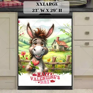 Preview of Valentine’s Day Donkey magnet in XX Large size.