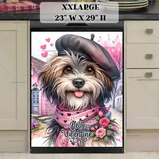Preview of Valentine’s Day Puppy magnet in XX Large size.