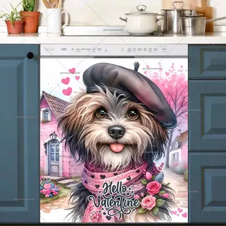 Preview of Valentine’s Day Puppy magnet.