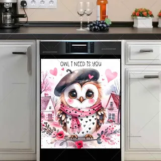 Preview of Valentine’s Day Love Owl magnet.