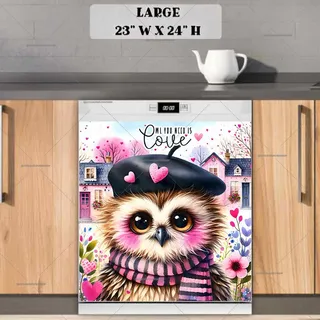 Preview of Owl You Need is Love magnet in Large size.