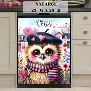 Preview of Owl You Need is Love magnet in XX Large size.