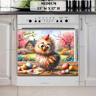 Preview of Little Easter Chicken magnet in Medium size.