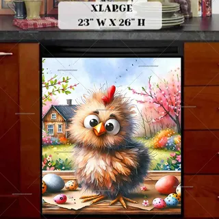 Preview of Little Easter Chicken magnet in Extra Large size.