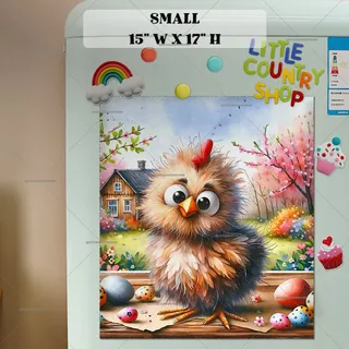 Preview of Little Easter Chicken magnet in Small size.