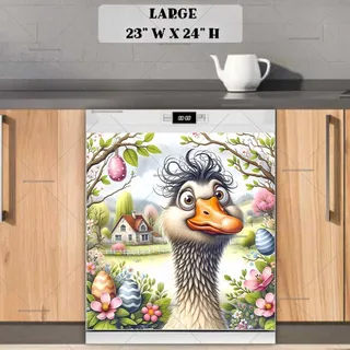 Preview of Silly Easter Goose magnet in Large size.