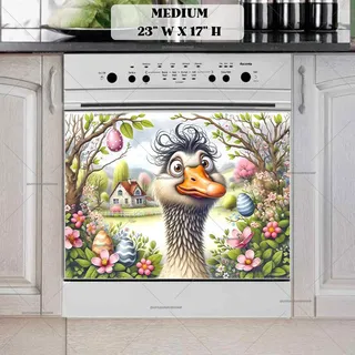 Preview of Silly Easter Goose magnet in Medium size.