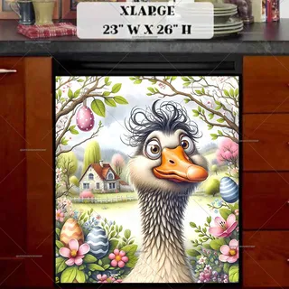 Preview of Silly Easter Goose magnet in Extra Large size.