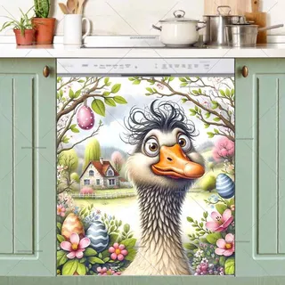 Preview of Silly Easter Goose magnet.