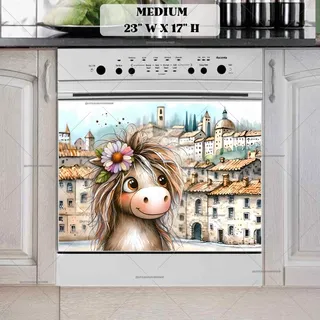 Preview of Spring Horse in the City magnet in Medium size.