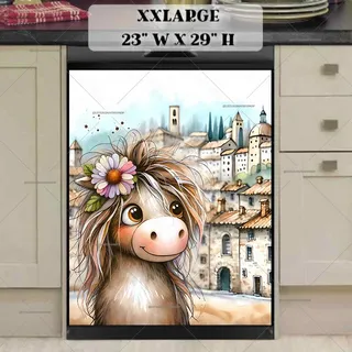 Preview of Spring Horse in the City magnet in XX Large size.