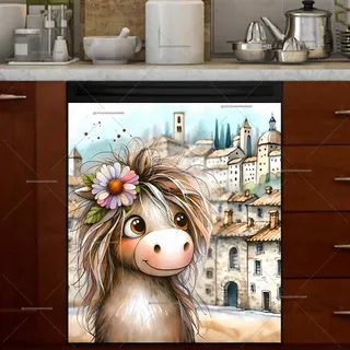 Preview of Spring Horse in the City magnet.