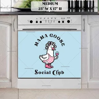 Preview of Me Time Goose Girl magnet in Medium size.