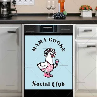 Preview of Me Time Goose Girl magnet.