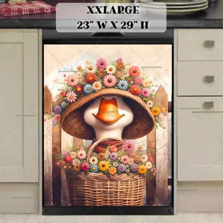 Preview of Cute Spring Goose magnet in XX Large size.