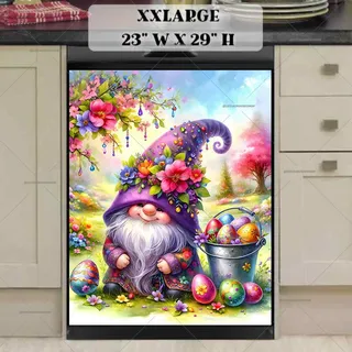 Preview of Easter Gnome with Eggs magnet in XX Large size.