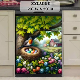 Preview of Cute Easter Robin magnet in XX Large size.