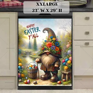 Preview of Cute Gnome with Easter Eggs magnet in XX Large size.