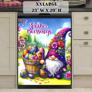 Preview of Easter Gnome in Purple magnet in XX Large size.