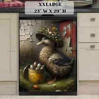 Preview of Easter Farmhouse Duck magnet in XX Large size.
