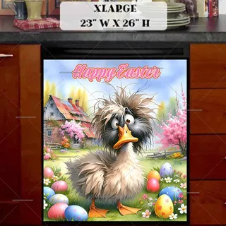 Preview of Silly Easter Duck magnet in Extra Large size.