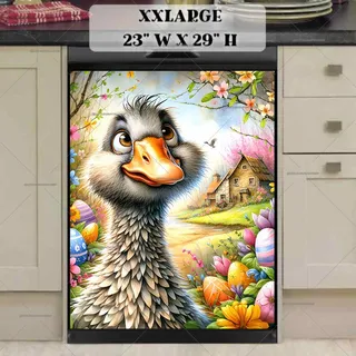 Preview of Cute Goose Waiting for Easter magnet in XX Large size.