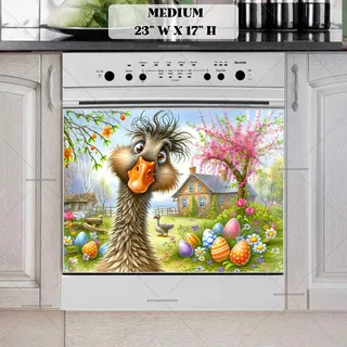 Preview of Silly Easter Goose magnet in Medium size.