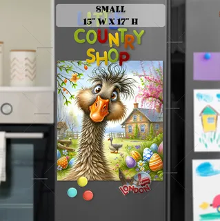 Preview of Silly Easter Goose magnet in Small size.