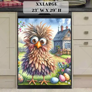 Preview of Silly Easter Chicken magnet in XX Large size.