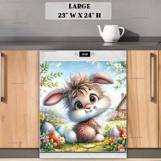 Preview of Little Easter Bunny magnet in Large size.