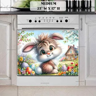 Preview of Little Easter Bunny magnet in Medium size.
